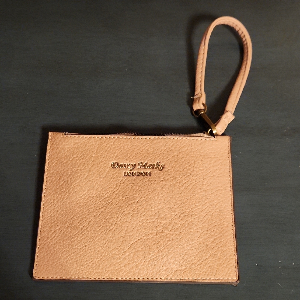 Darcy Marks Pink Wristlet Clutch